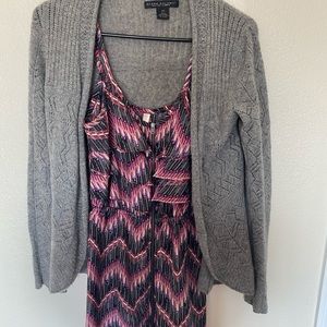 $45 Elena Solano cardigan + Xhilaration dress ASO Teen Wolf!